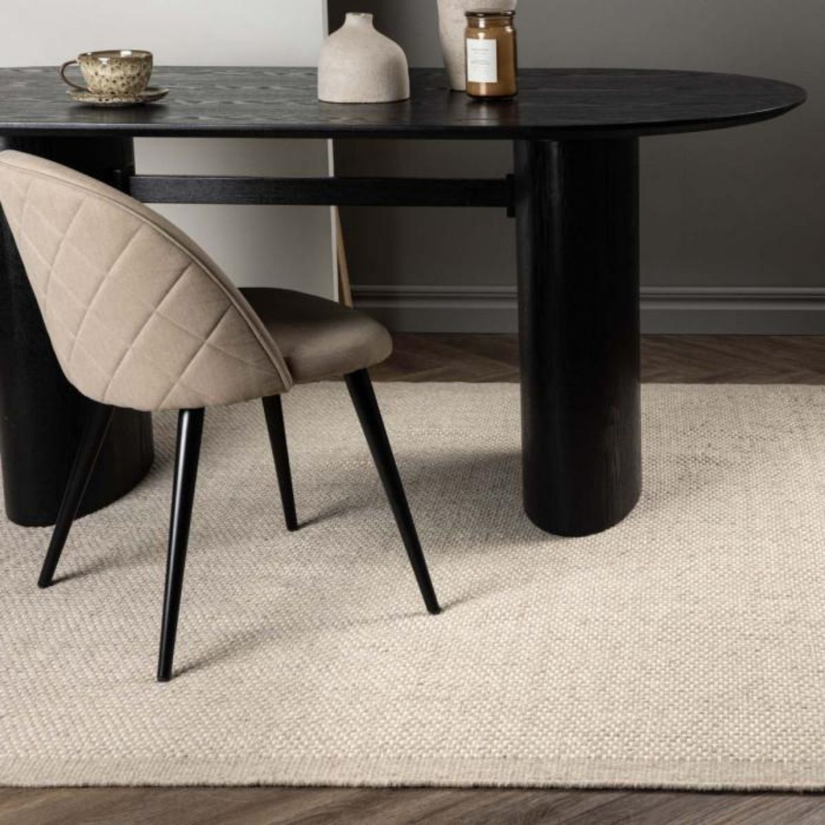 Paris Prix Tapis Déco  Vilma  160x230cm Beige