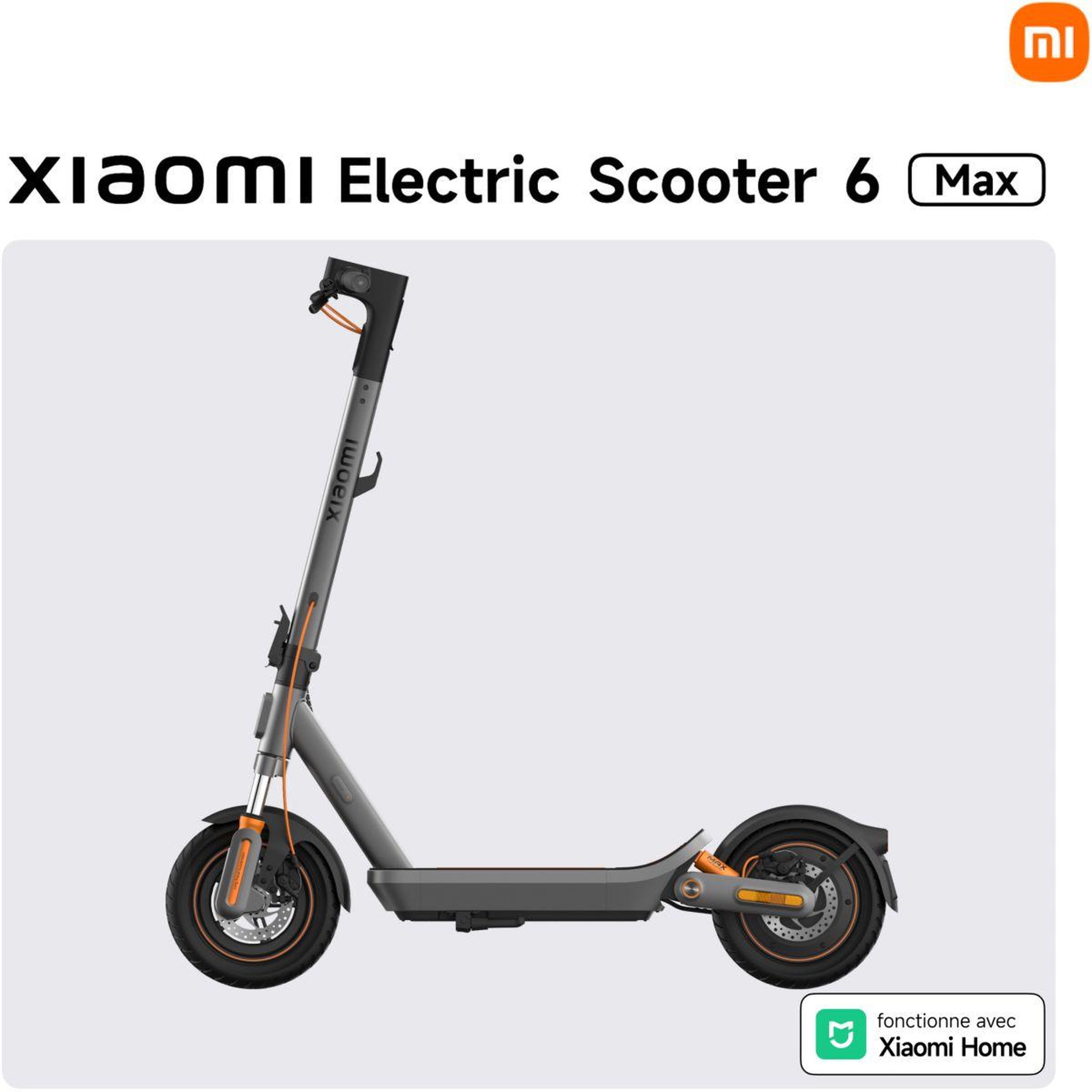 Voir la diapositive 2 : XIAOMI Trottinette électrique electric scooter 6 max noir