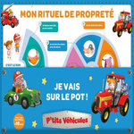 JE VAIS SUR LE POT ! MON RITUEL DE PROPRETE, AVEC 50 STICKERS ELECTROSTATIQUES REPOSITIONNABLES !, Nesme Alexis