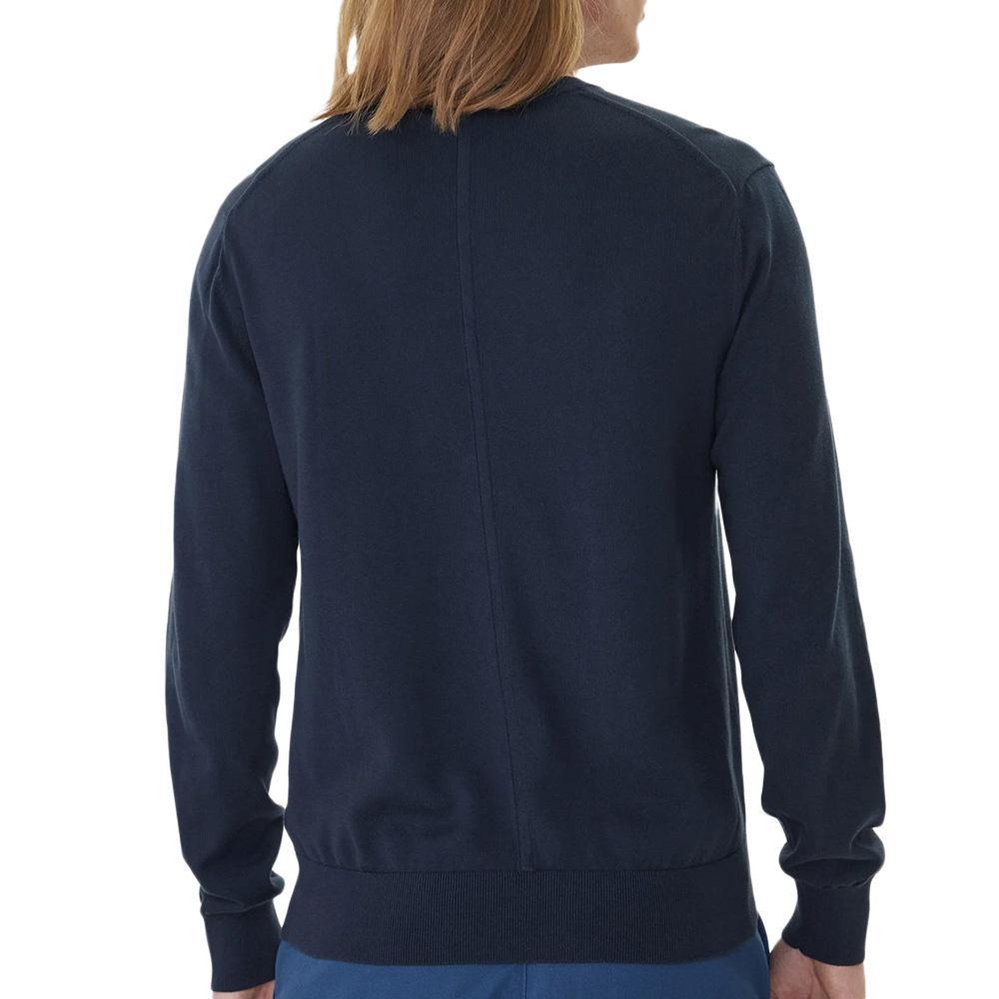 Voir la diapositive 2 : CALVIN KLEIN JEANS Pull Marine Homme Calvin Klein Jeans Ls Supima