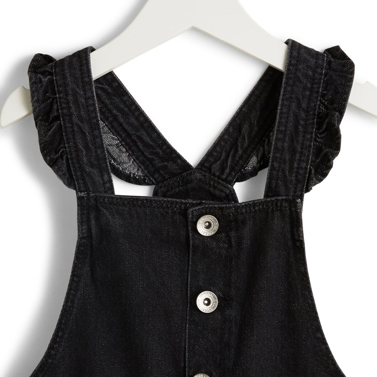 INEXTENSO Robe salopette en jean fille