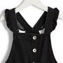 Voir la diapositive 2 : INEXTENSO Robe salopette en jean fille