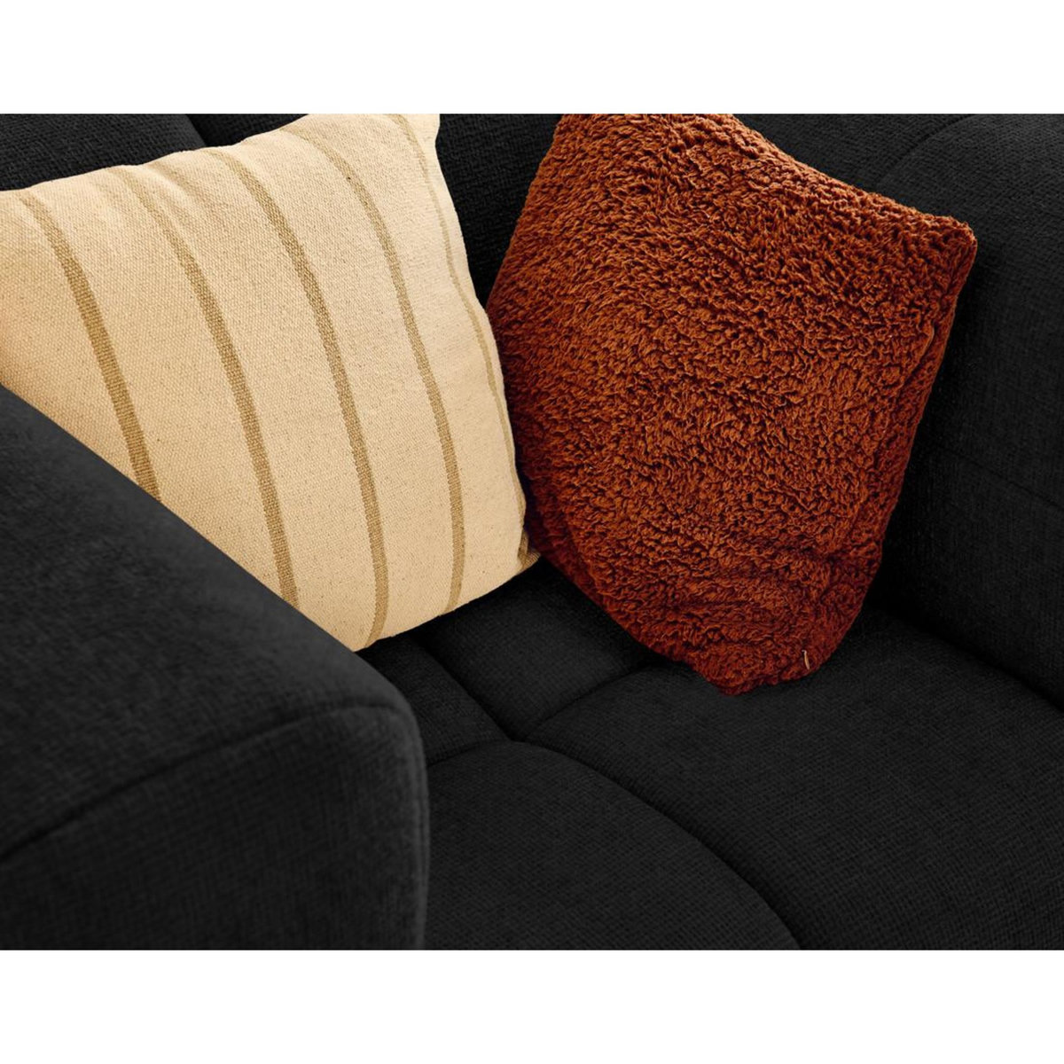 LISA DESIGN Suzano - fauteuil en tissu texturé