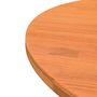 Voir la diapositive 5 : VIDAXL Dessus de table rond cire marron Ø80x2,5 cm bois de pin massif