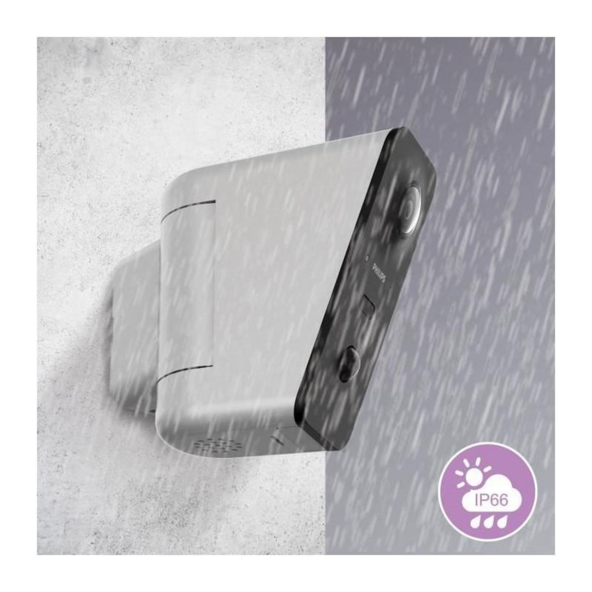 Philips Caméra motorisée extérieure PHILIPS 531050 Autotracking WelcomeEye View