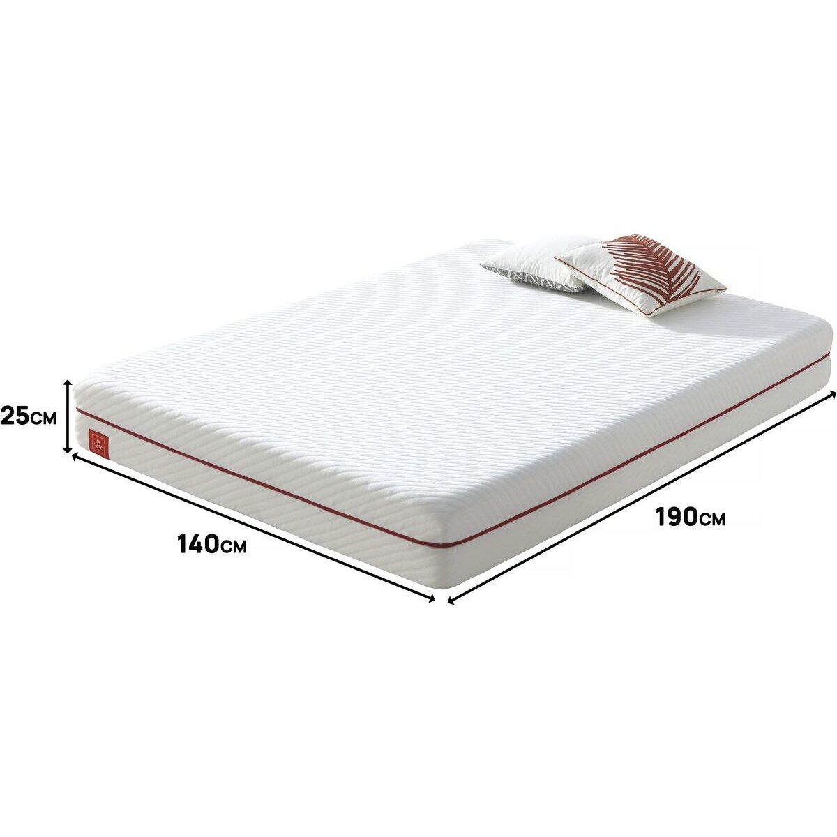 Habitat et Jardin Matelas mémoire de forme  Sana  - 140 x 190 cm