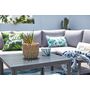 Voir la diapositive 5 : CONCEPT USINE Salon de jardin bas 4 places canapé inclinable TEORA