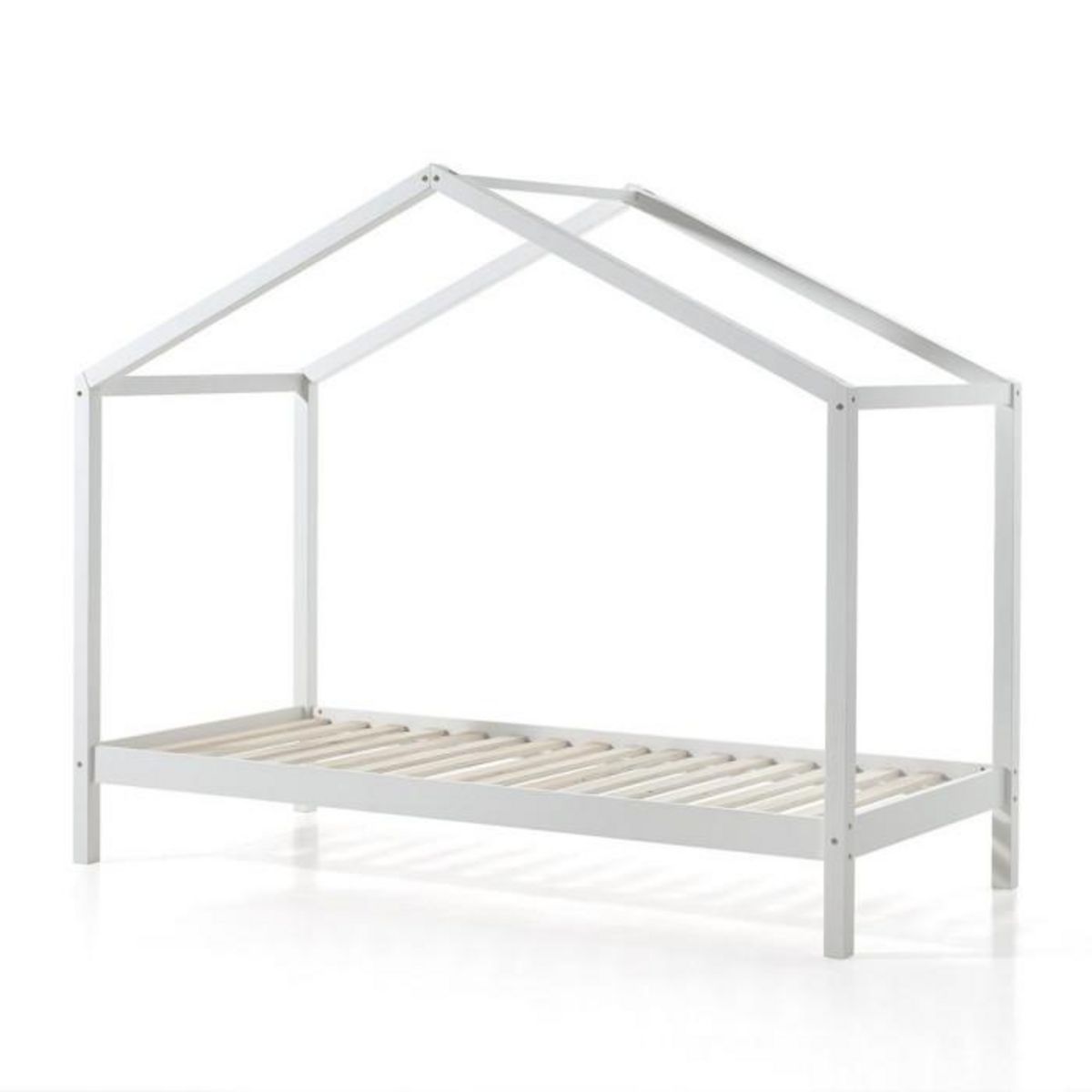 Paris Prix Lit Enfant Cabane & Tiroir  Dallas II  90x200cm Blanc