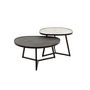 Voir la diapositive 3 : LISA DESIGN Haryana - lot de 2 tables basses - effet marbre