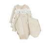 Voir la diapositive 2 : Petit Béguin Lot de 3 bodies bébé manches longues ouverture croisée Eden