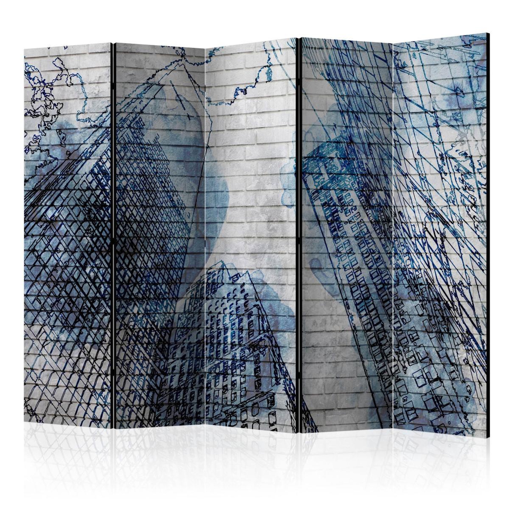 Paris Prix Paravent 5 Volets  Inky New York  172x225cm