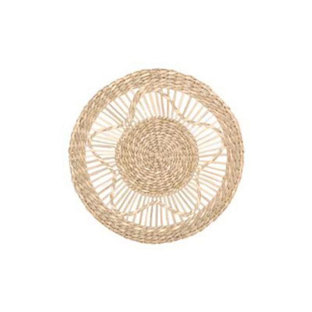 ATMOSPHERA Décoration Murale Ronde  Seagrass  38cm Naturel