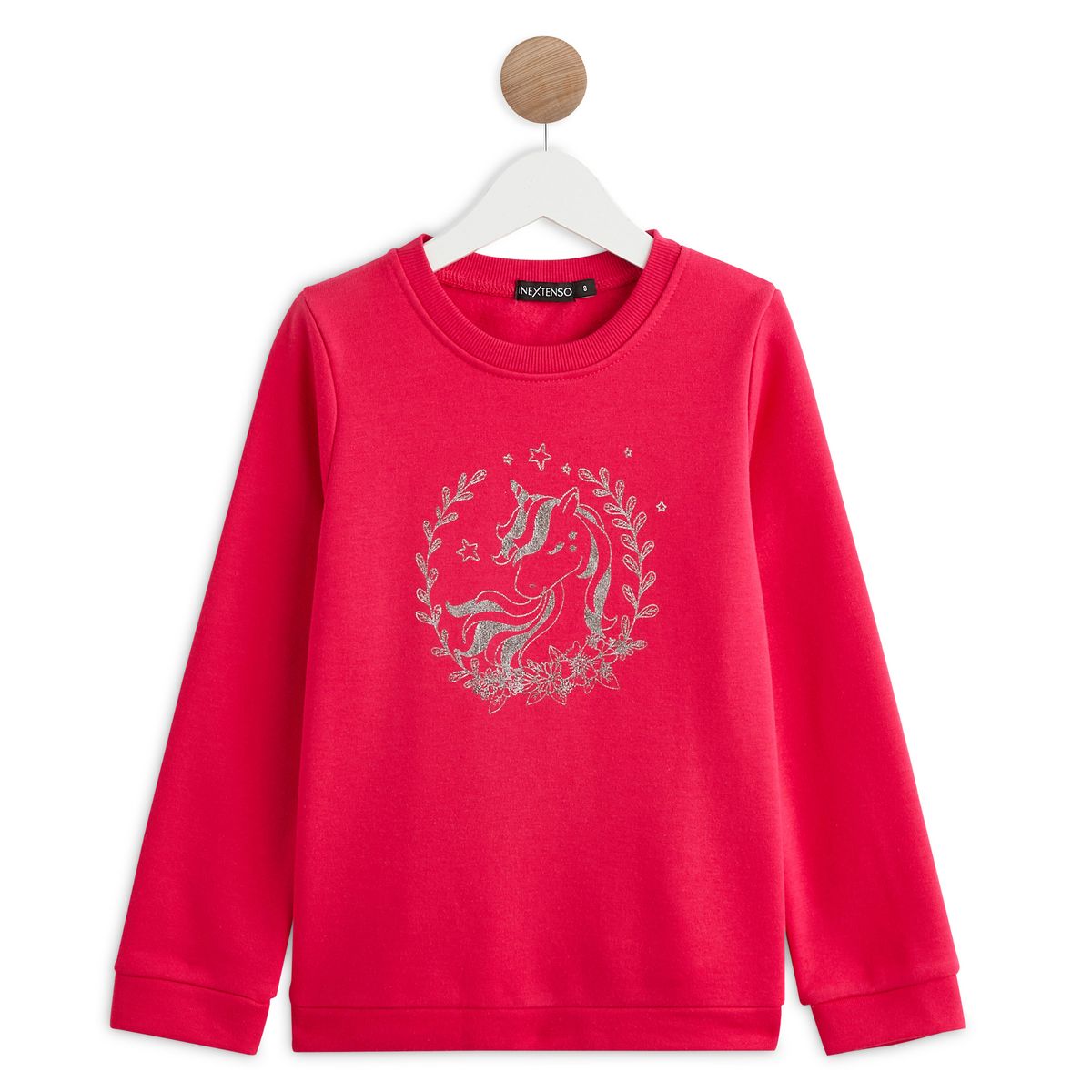 IN EXTENSO Sweat cheval fille