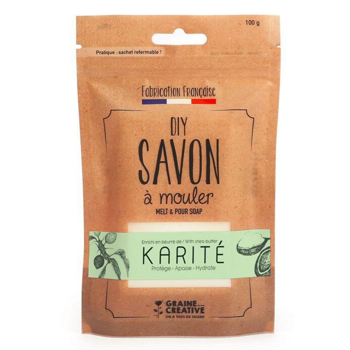 Graine créative Savon à mouler DIY - beurre de karité 100 g