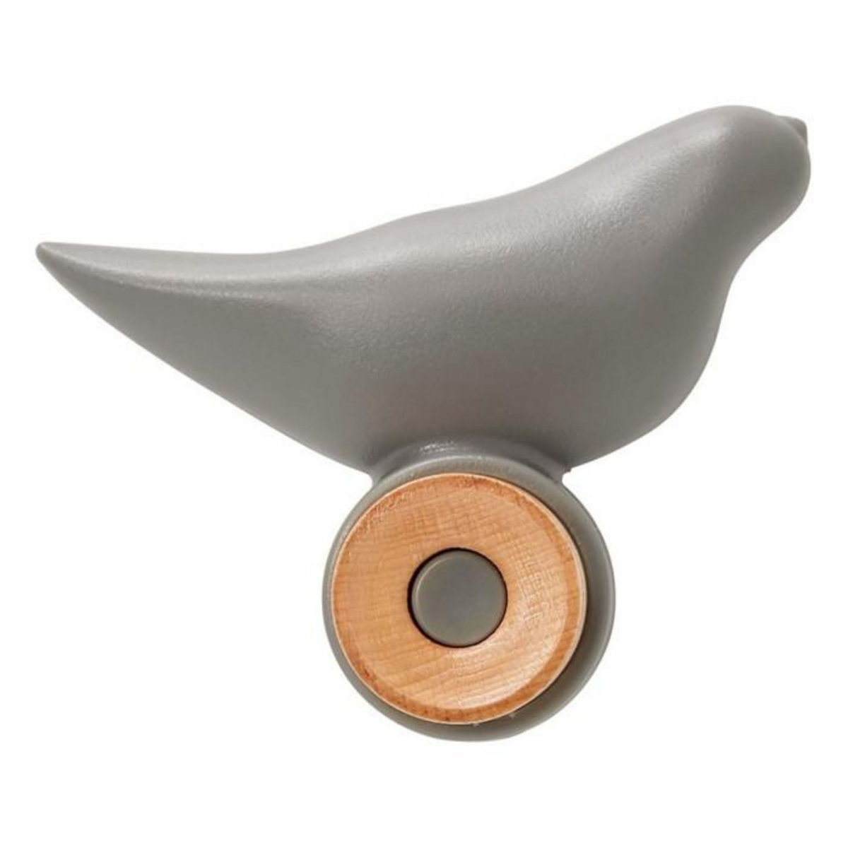 Paris Prix Patère 1 Crochet Design  Oiseau  11cm Gris