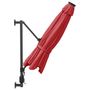Voir la diapositive 4 : VIDAXL Parasol mural rouge vif 290 cm