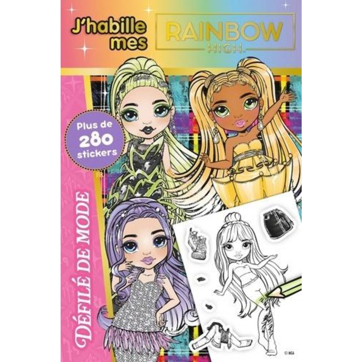 DEFILE DE MODE. AVEC PLUS DE 280 STICKERS, Hachette Jeunesse