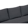 Canapé d'angle réversible convertible en tissu avec coffre de rangement  4 places  ALIX