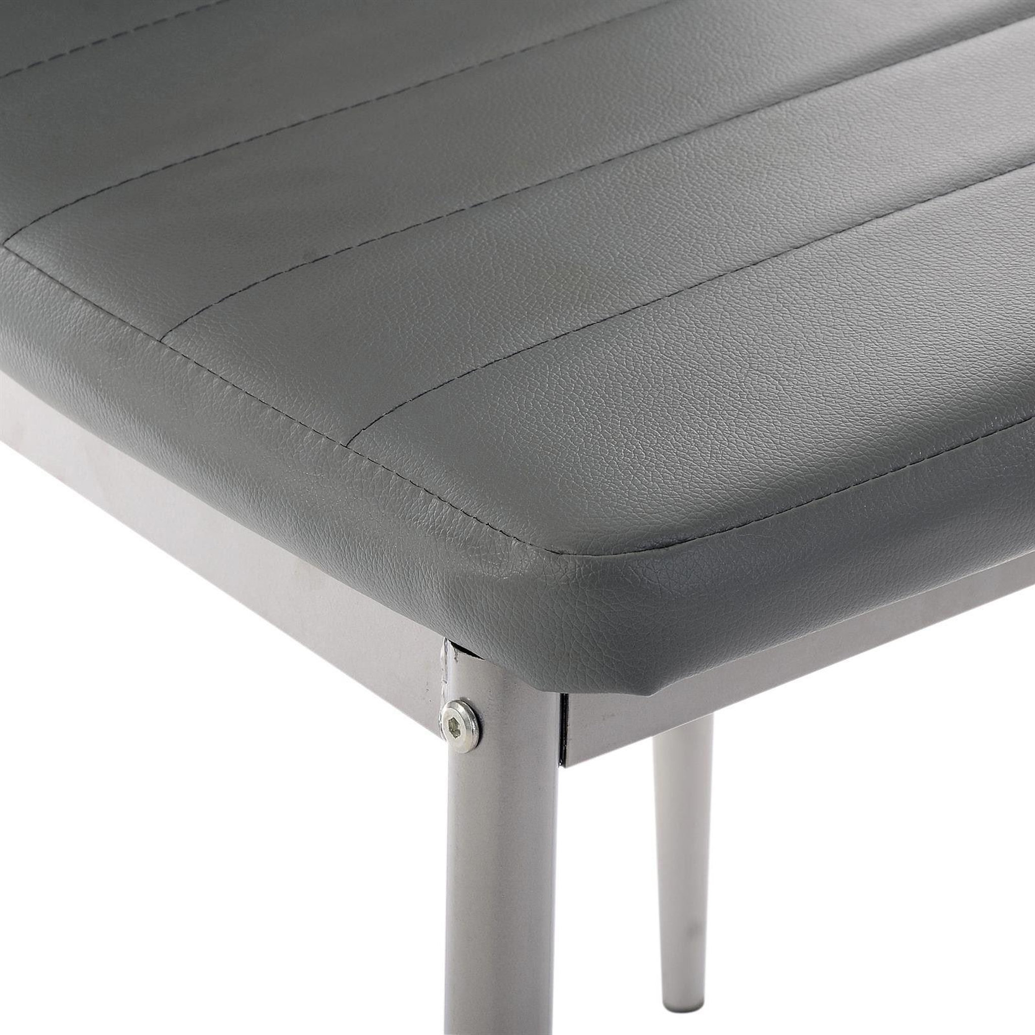 Voir la diapositive 6 : IDIMEX Lot de 4 chaises nathalie, en synthétique