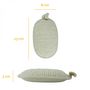Voir la diapositive 2 : VIVEZEN Éponge exfoliante et nettoyante en fibre de bambou double face 13 x 8 x 3 cm