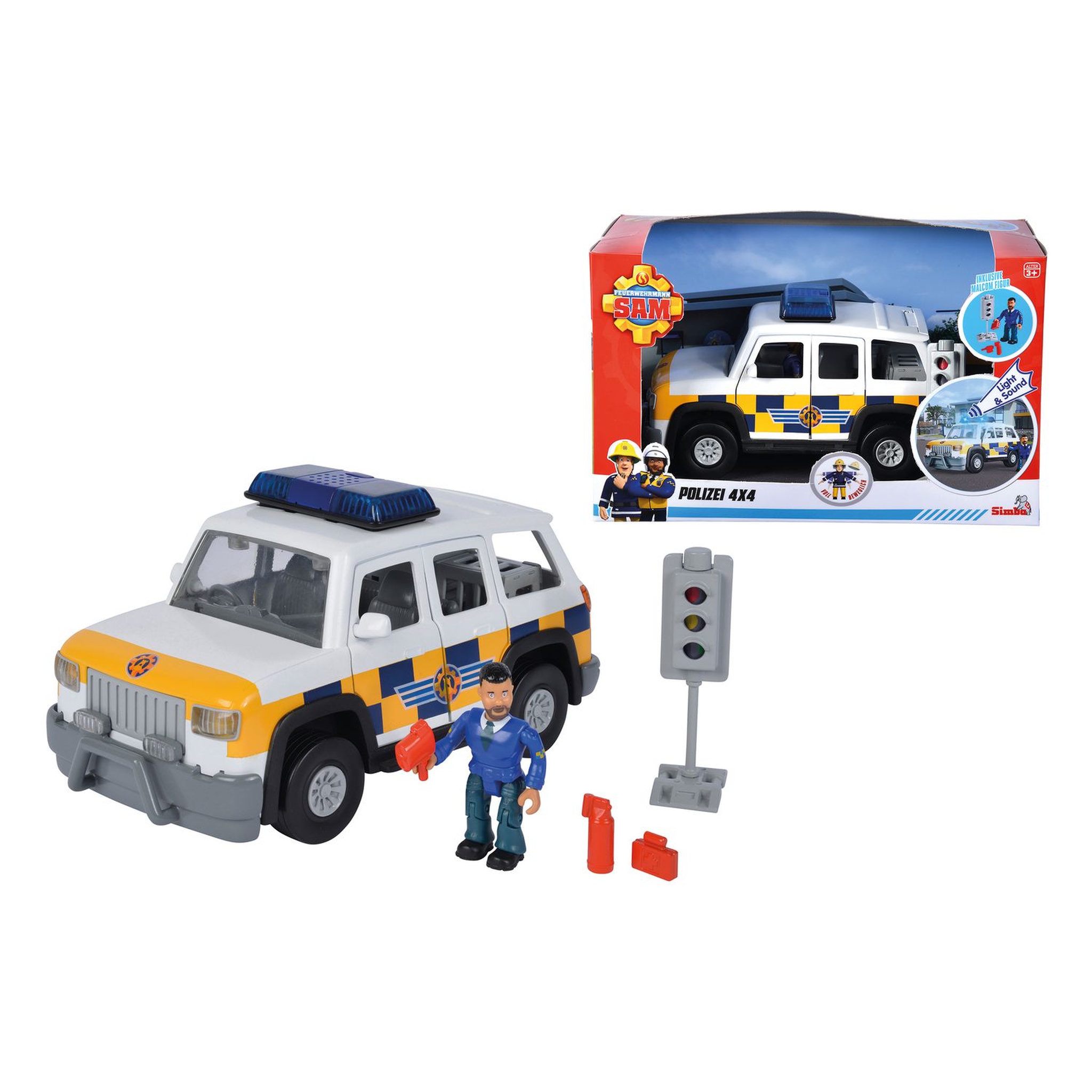 Voir la diapositive 2 : SMOBY SLP Véhicule 4X4 Police