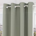 SOLEIL D'OCRE Voile oeillets jacquard 135X250 cm VELVET, par Soleil d'ocre. Coloris disponibles : Gris, Vert, Orange, Jaune, Bleu