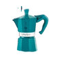 Voir la diapositive 2 : BIALETTI Cafetière expresso Bialetti Moka Express Zima turquoise 3 tasses