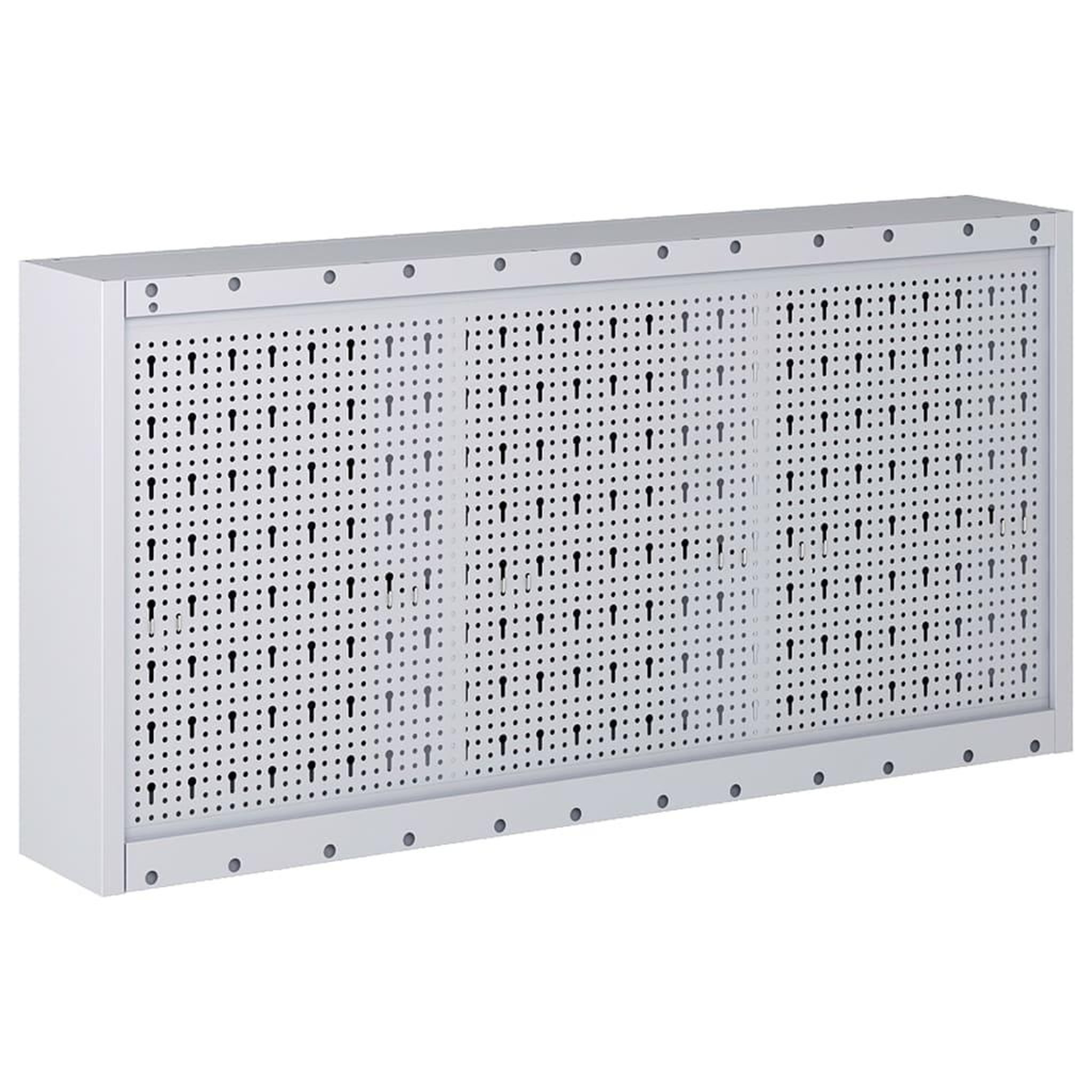 Voir la diapositive 4 : VIDAXL Armoire a outils murale Style Industriel Metal Gris et noir