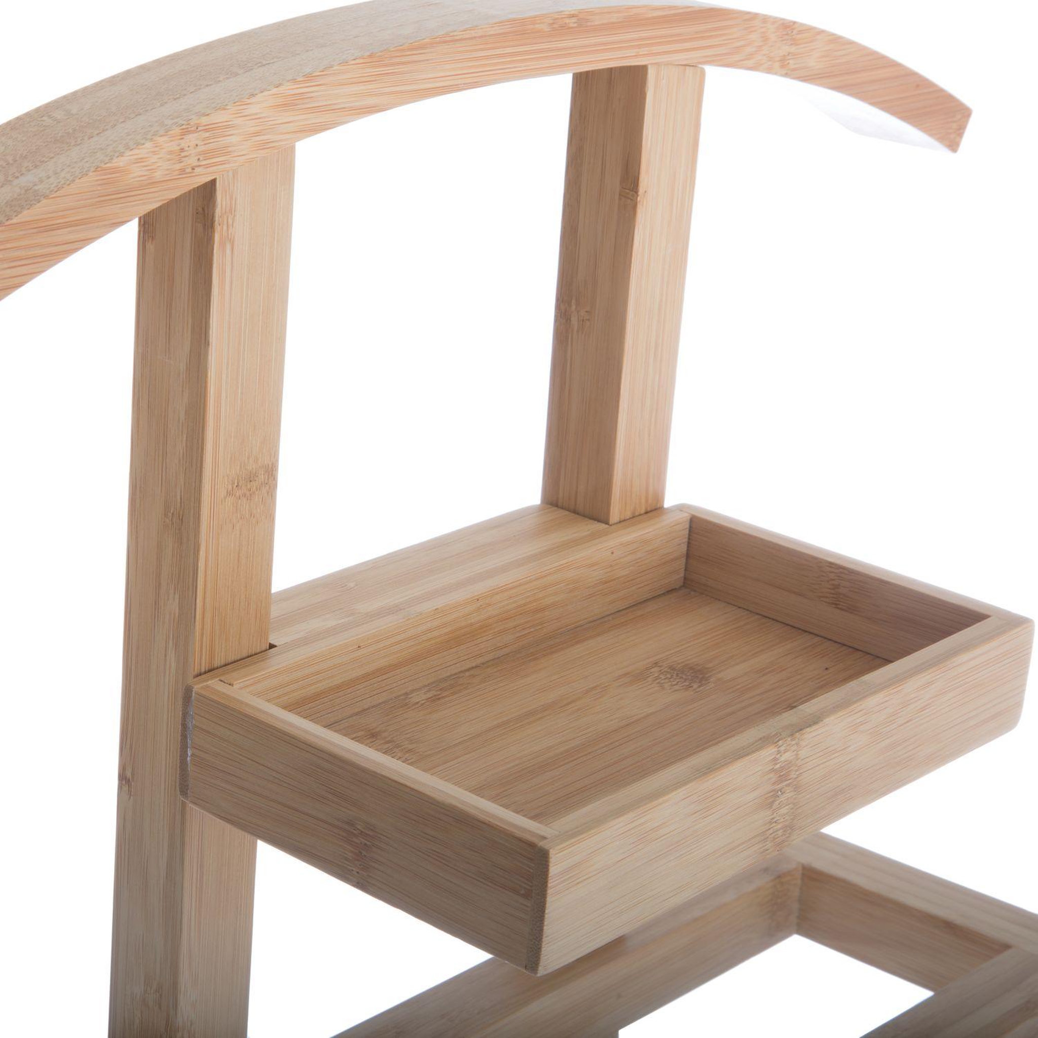 Voir la diapositive 3 : ATMOSPHERA Valet en bambou Scandi - H. 113 cm - Marron