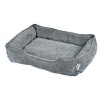 Paris Prix Panier pour Chien & Chat en Velours  Granit  73cm Gris