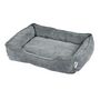 Voir la diapositive 1 : Paris Prix Panier pour Chien & Chat en Velours  Granit  73cm Gris