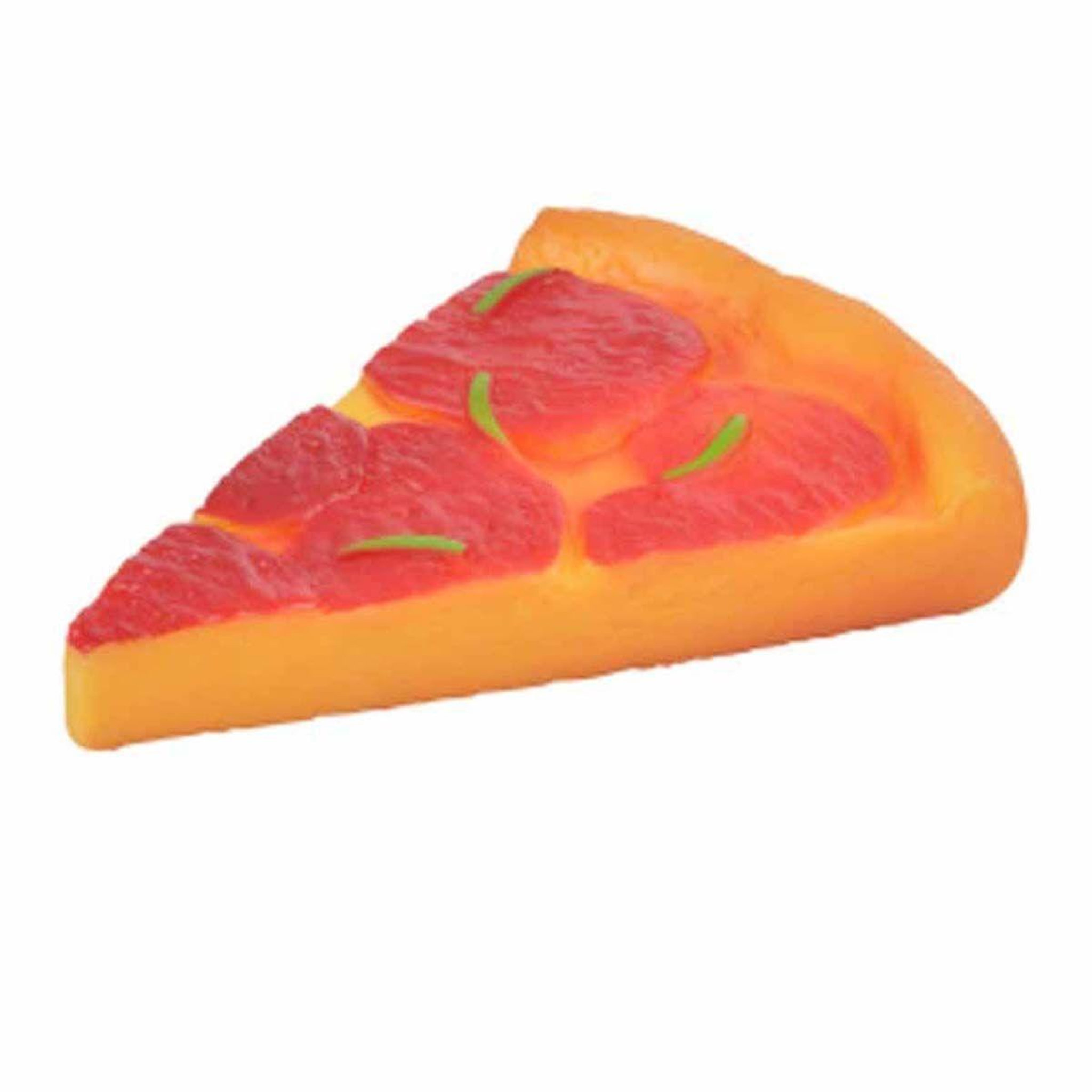 LOVE STORY Jouet pour chien  pizza  15cm rouge
