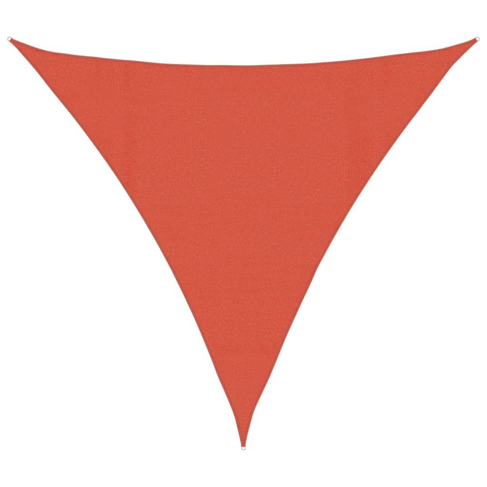 Voir la diapositive 2 : VIDAXL Voile d'ombrage 160 g/m^2 Terre cuite 4x4x4 m PEHD