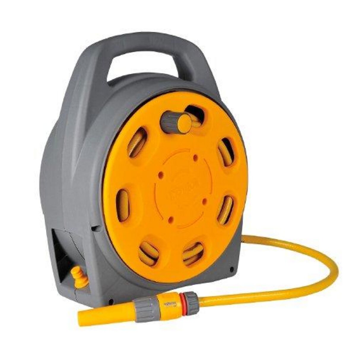 Hozelock Dévidoir caréné avec tuyau de 20m et raccords fournis en plastique