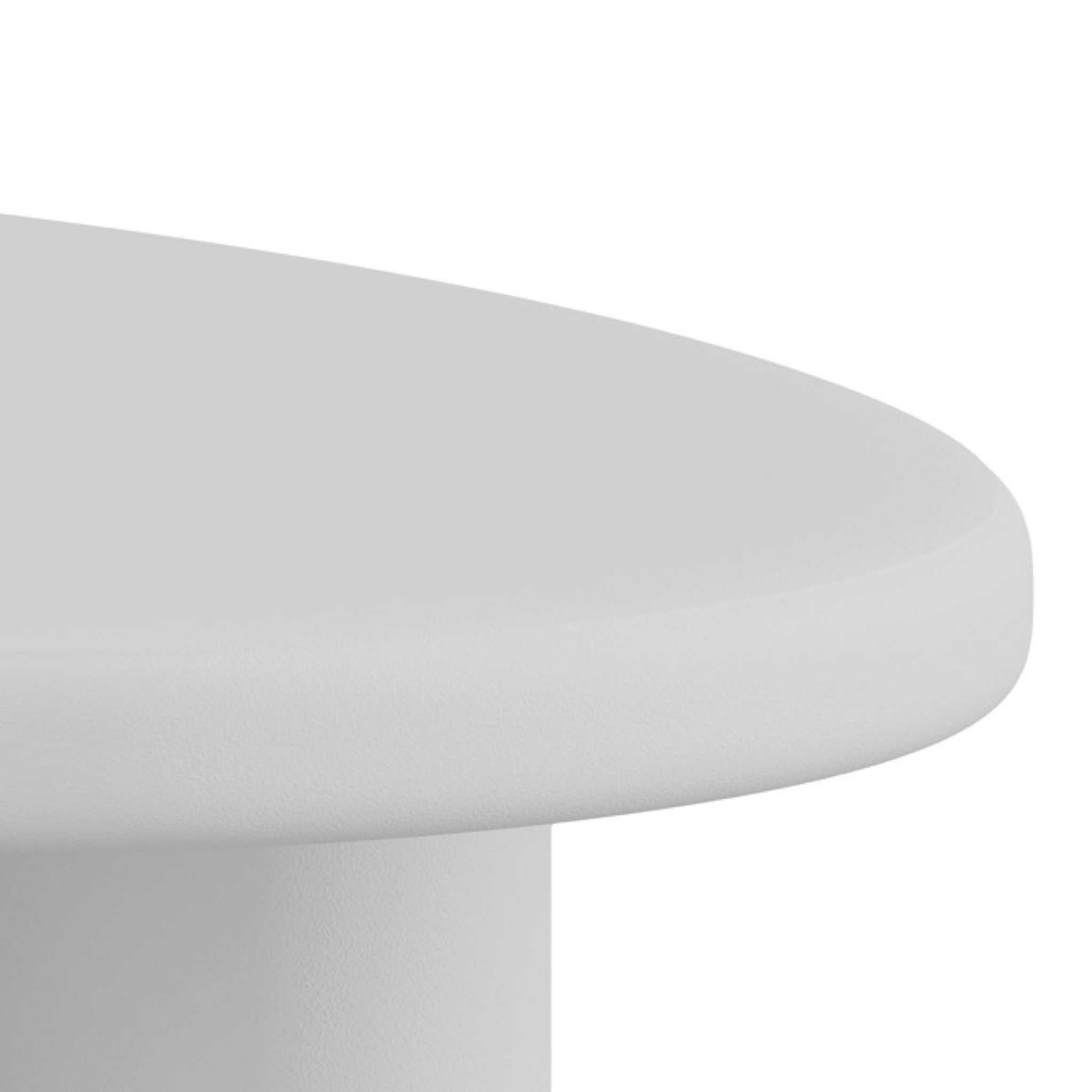 Voir la diapositive 6 : JLC KREATION Table basse organique en fibre de ciment écru 120cm rita