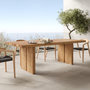 Voir la diapositive 2 : Rendez vous déco Table de jardin rectangulaire en bois de teck recyclé 10 personnes-Siam