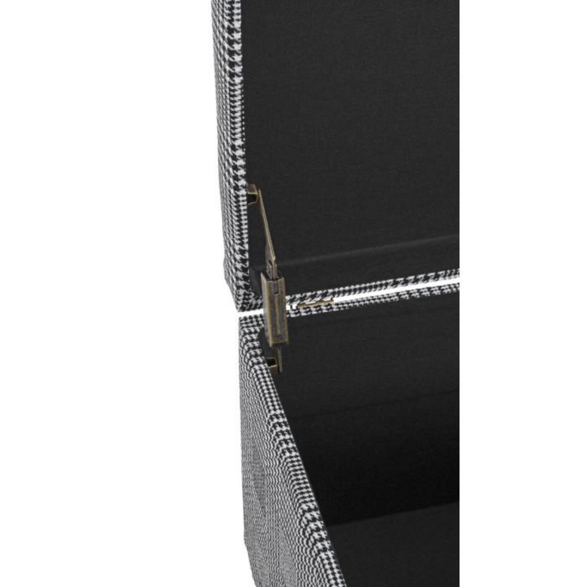 Paris Prix Coffre de Rangement  Lozima  65cm Noir & Blanc