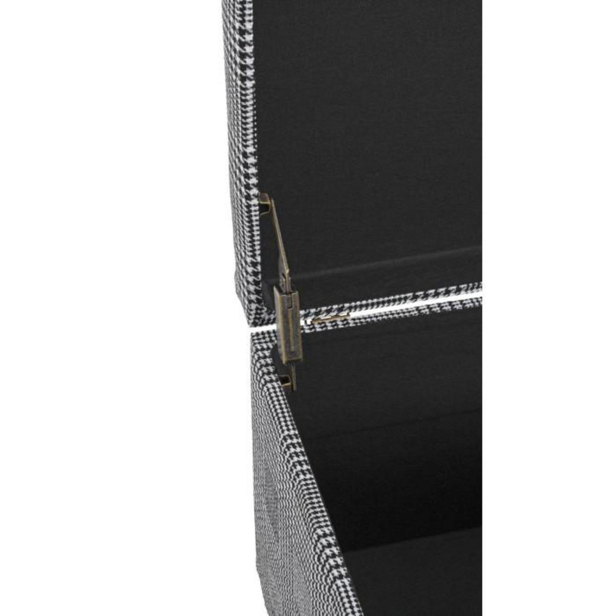 Paris Prix Coffre de Rangement  Lozima  65cm Noir & Blanc