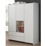 Voir la diapositive 1 : Armoire 3 portes 2 tiroirs L133cm KID