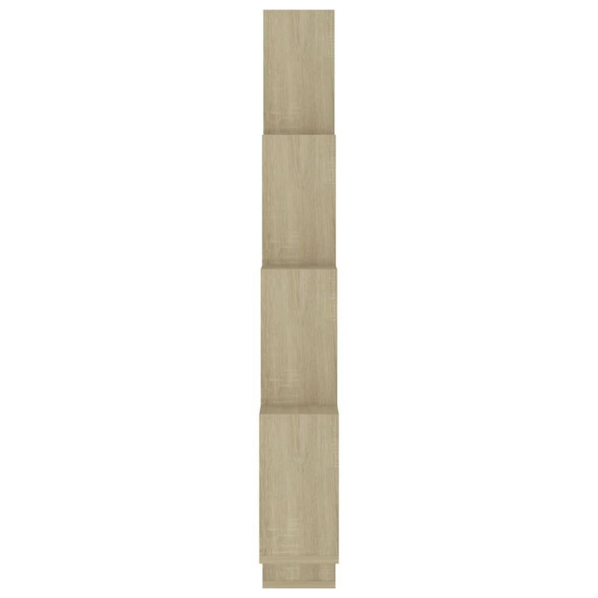 VIDAXL Etagere murale cube Chene sonoma 90x15x119 cm Bois d'ingenierie