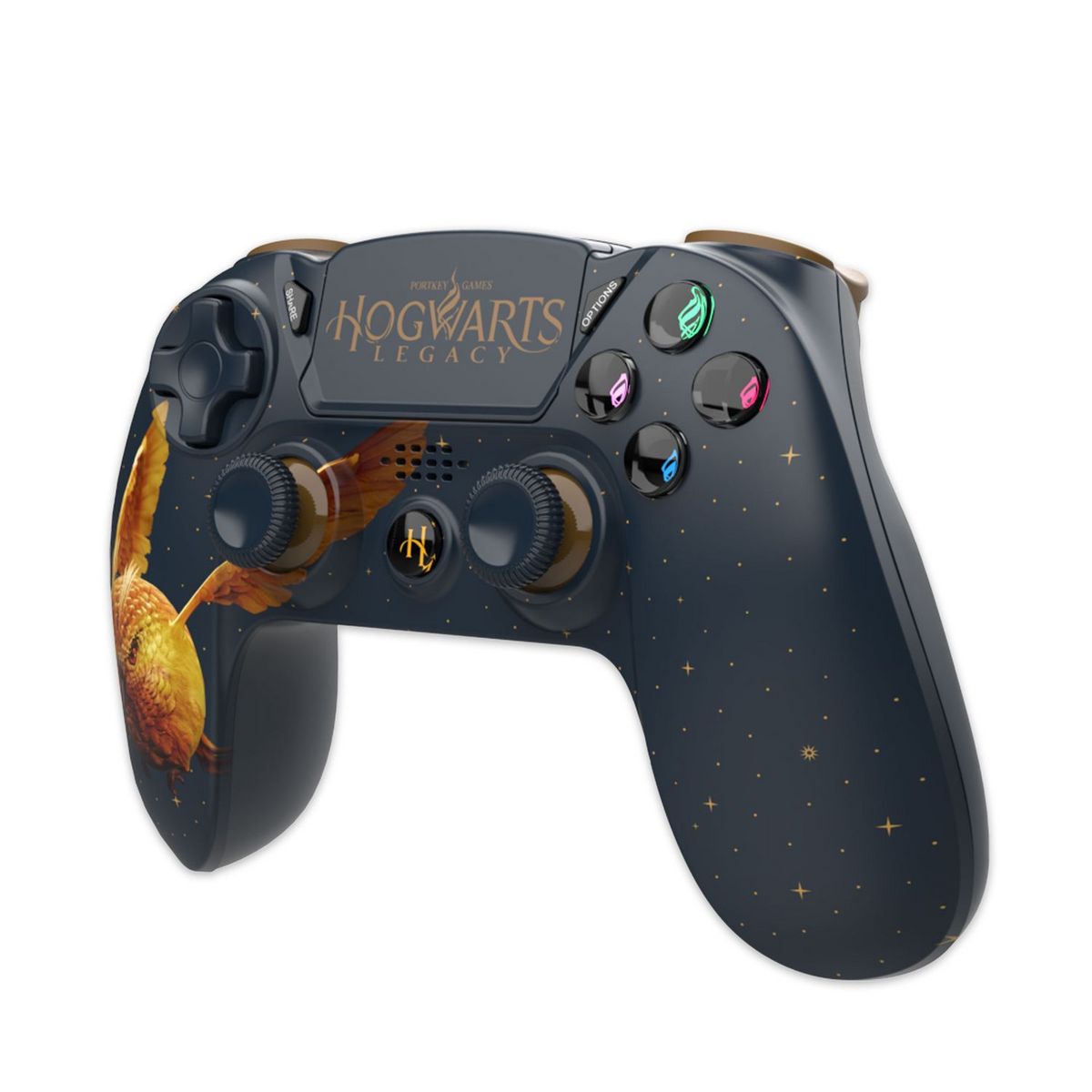 Manette Sans Fil Vif D'or Hogwarts Legacy PS4