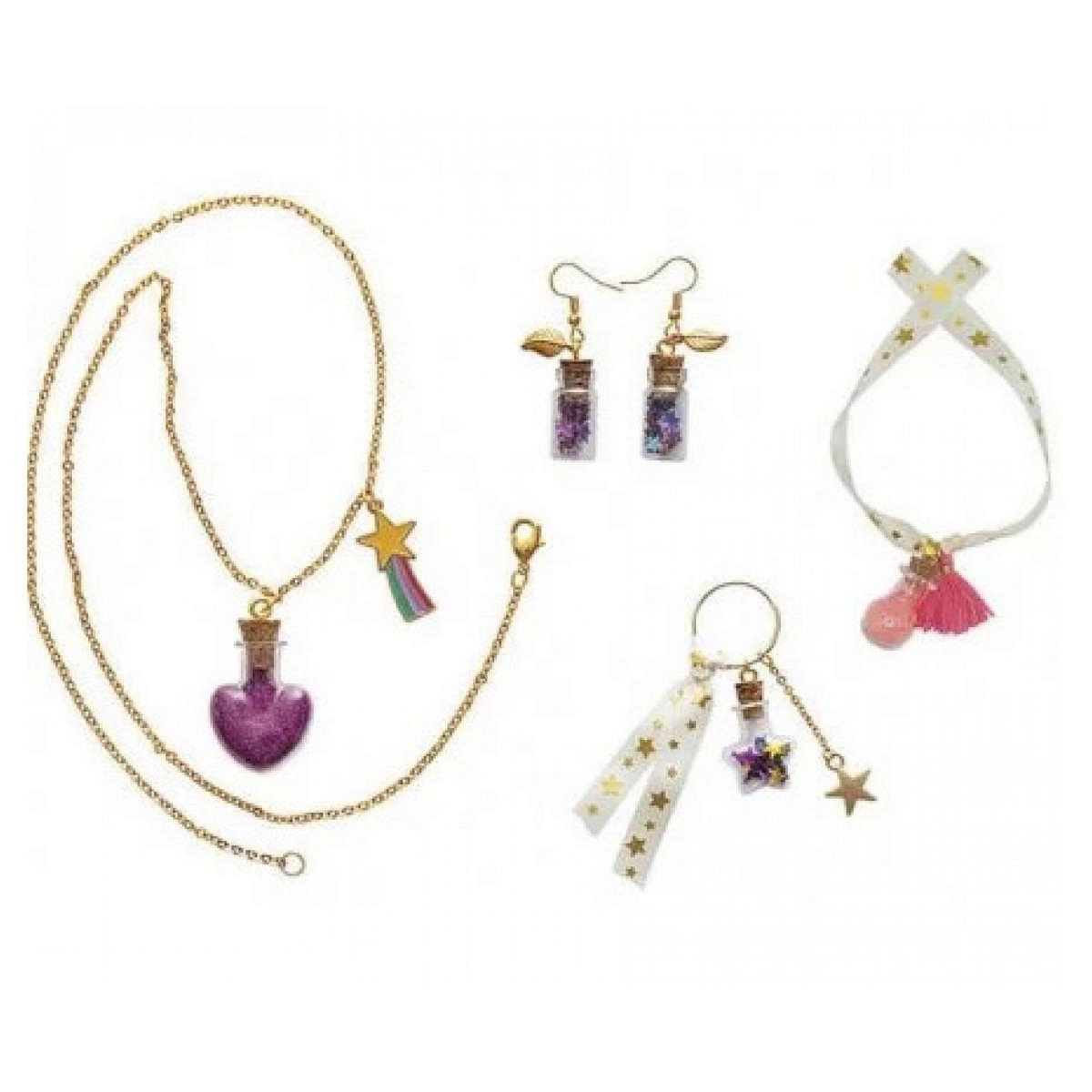 Juratoys-Janod 4 bijoux fioles de fees a creer