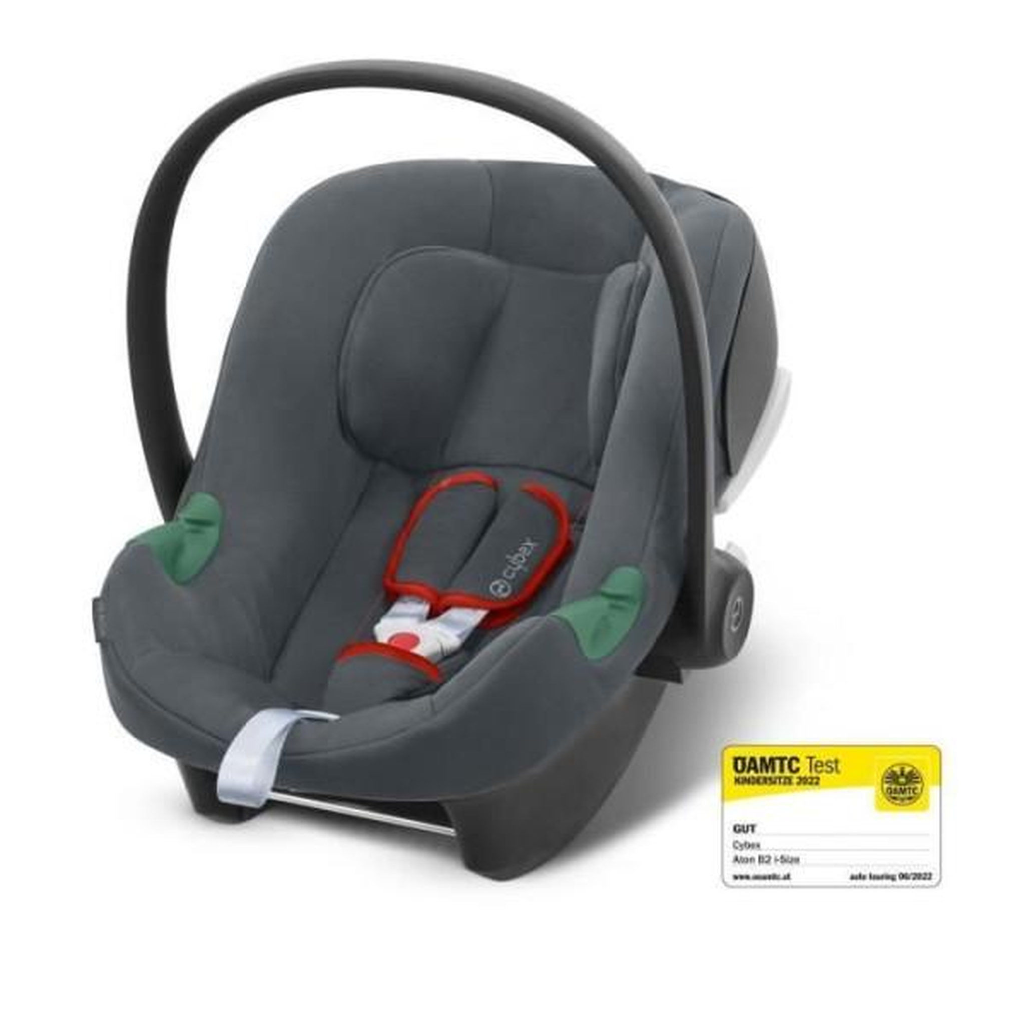 Voir la diapositive 2 : CYBEX Siege auto Aton B2 I-Size - Base One incluse - Groupe 0+ - Gris acier