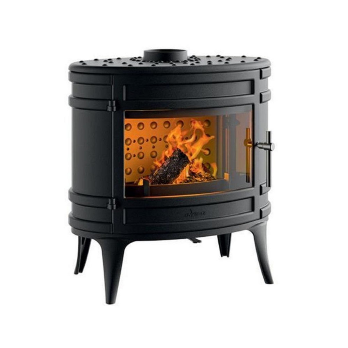 Invicta Poêle à bois fonte 8kw anthracite - 6483-04-1