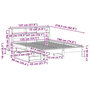 Voir la diapositive 6 : VIDAXL Lit bibliotheque sans matelas cire marron 135x190 cm pin massif