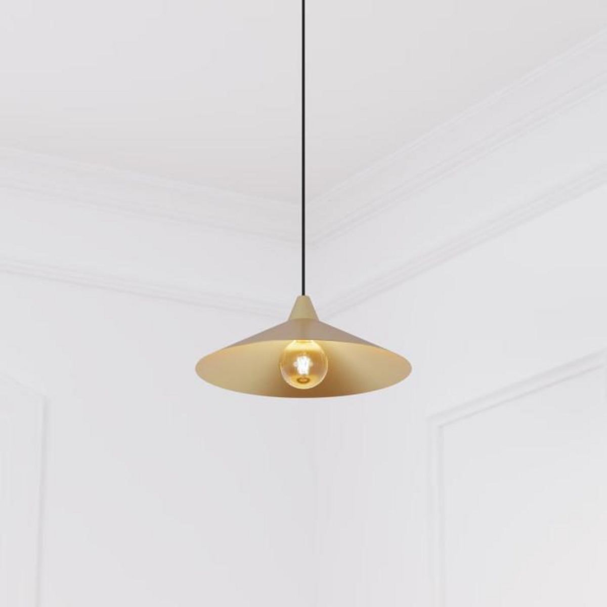 ATMOSPHERA Lampe Suspension en Métal  Rosie  38cm Or