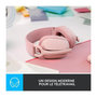 Voir la diapositive 2 : Logitech Logitech - Casque d'écoute léger sans fil avec Micro anti-bruit de fond - Zone Vibe 100 - Rose