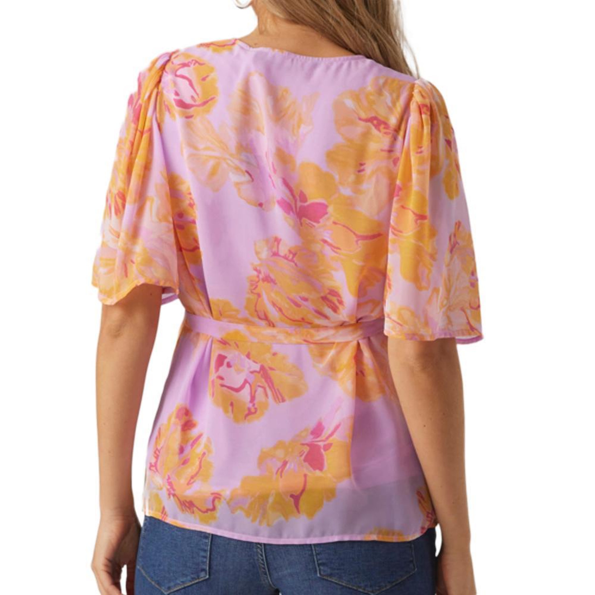 Voir la diapositive 2 : VERO MODA MATERNITY Blouse de Grossesse te/Orange Femme Vero Moda Maternity Dino