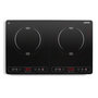 Voir la diapositive 2 : LIVOO Table à induction posable 2 feux 3500w noir - doc236