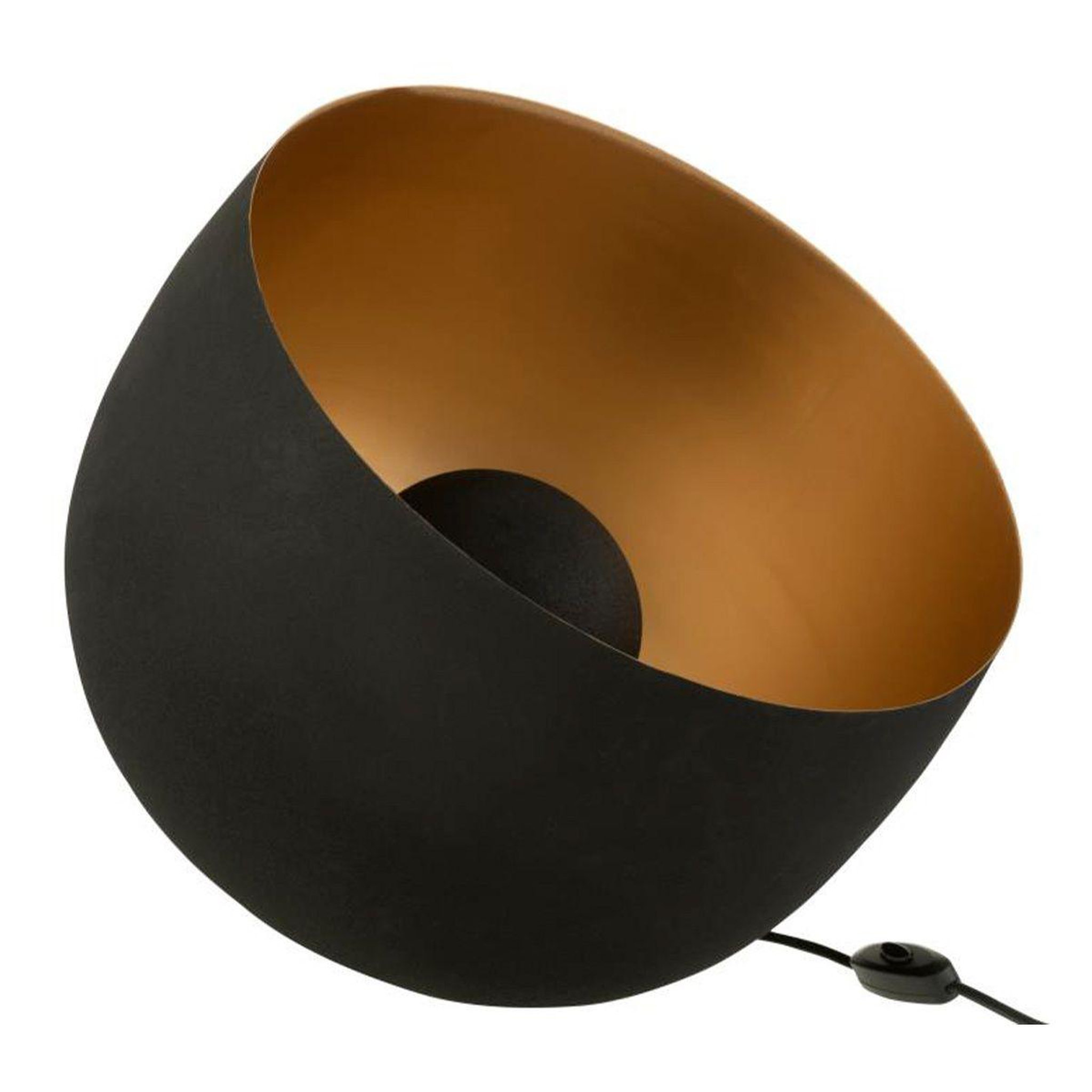 J-LINE Lampe à poser en métal  mila  43cm noir
